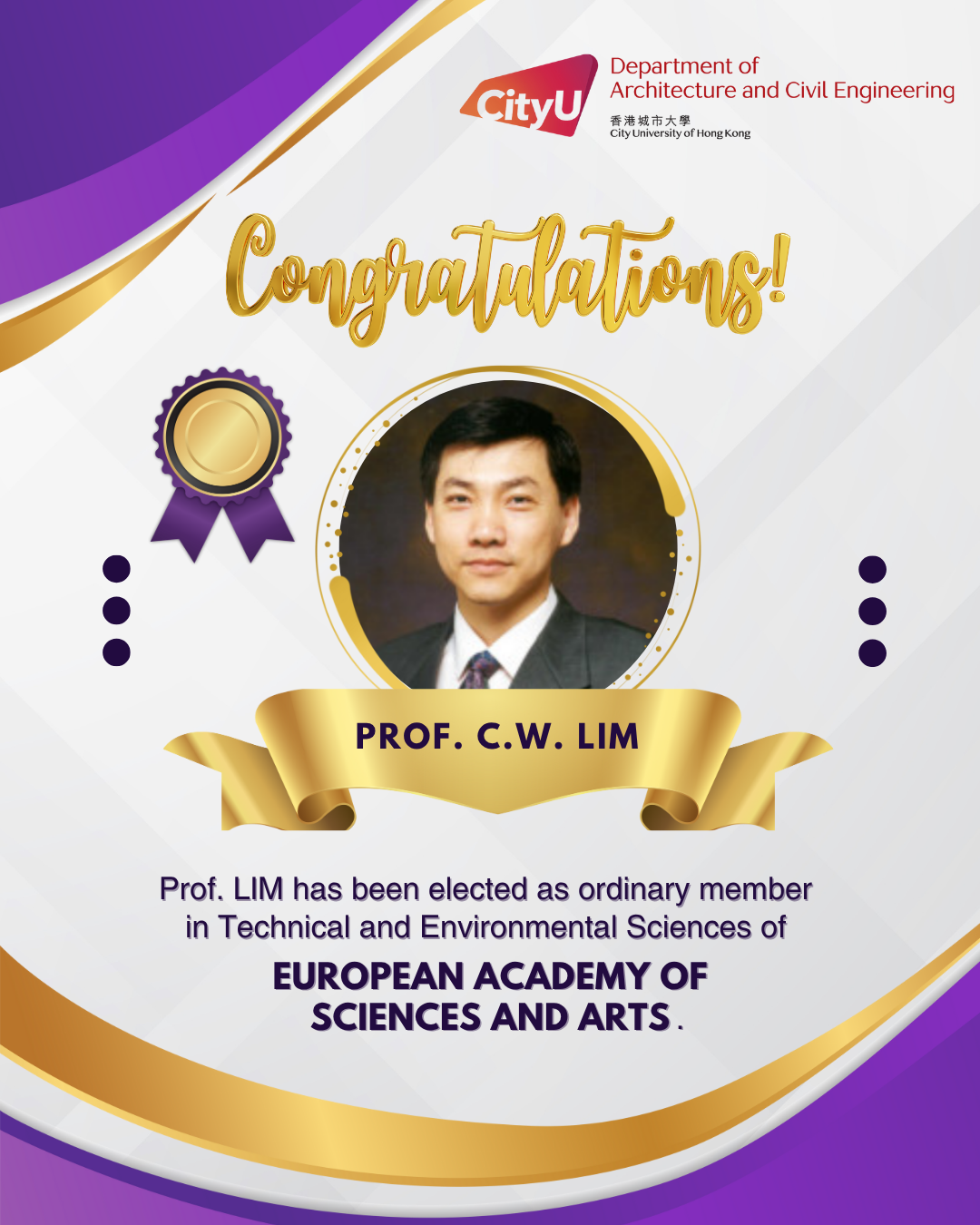 Prof. LIM CW EASA Member