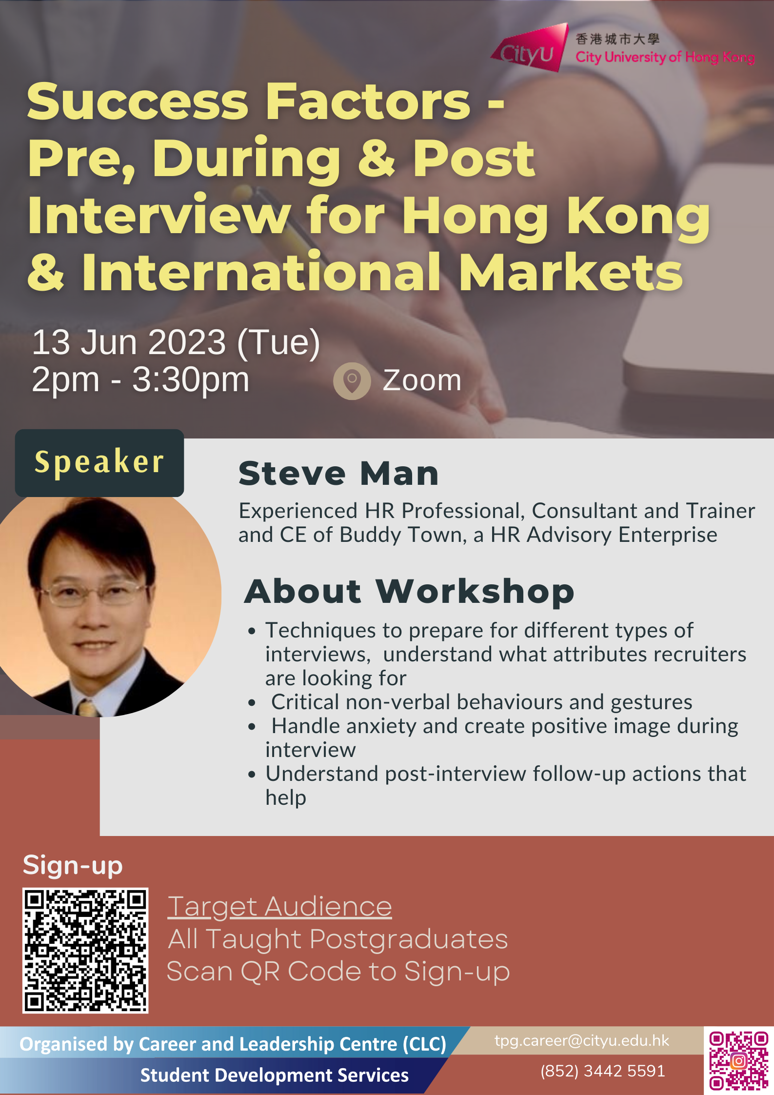 Success Factors – Pre, During & Post Interview for Hong Kong & International Markets