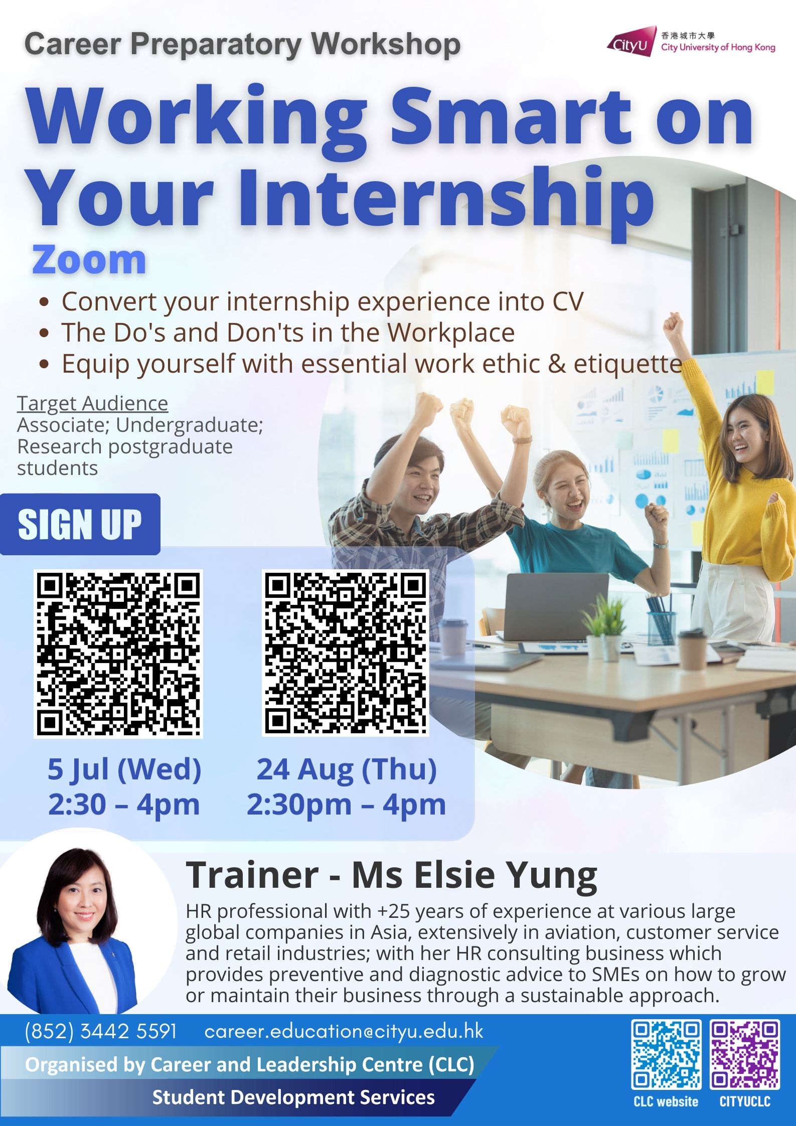 Working Smart on Your Internship (Zoom)