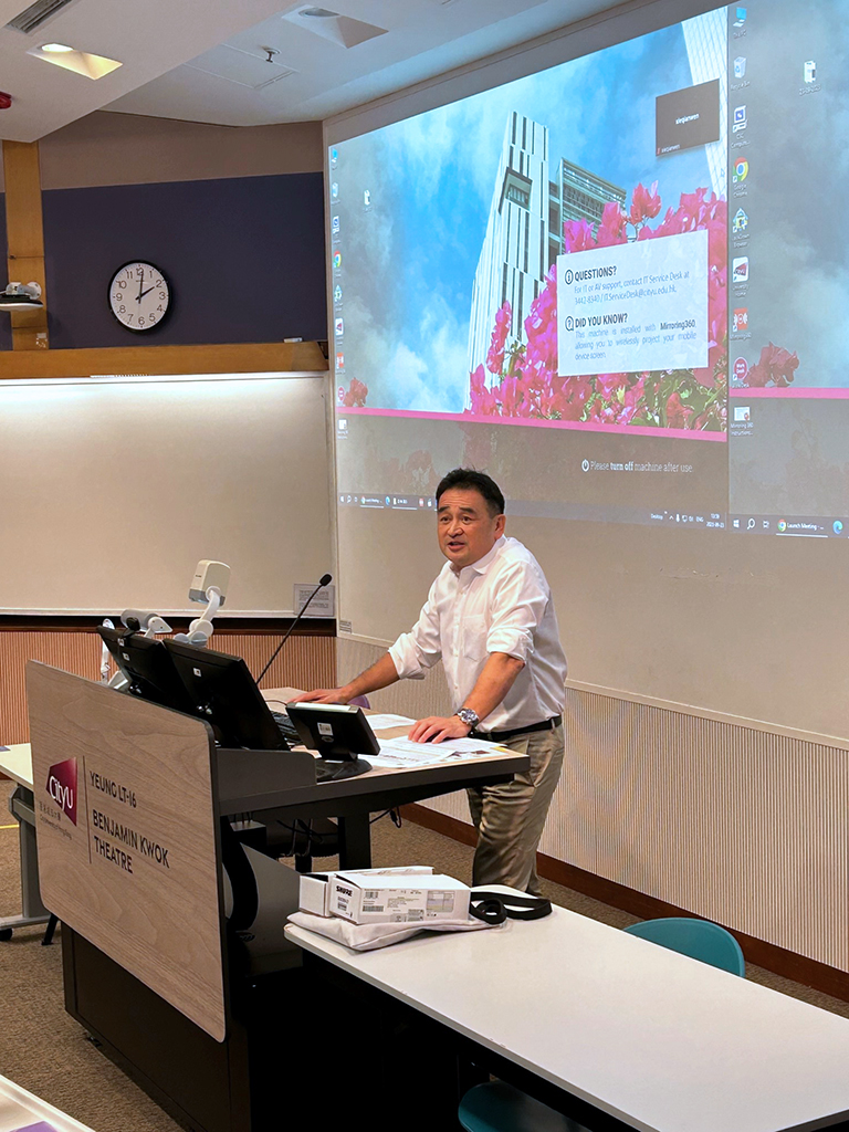 Opening remarks by Prof. LI Wen Jung, Vice President (Talent and International Strategy).