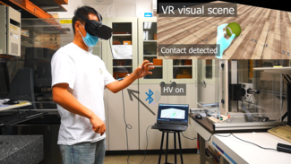 wireless, ultrathin “Skin VR” to provide a vivid, “personalised” touch experience in the virtual world