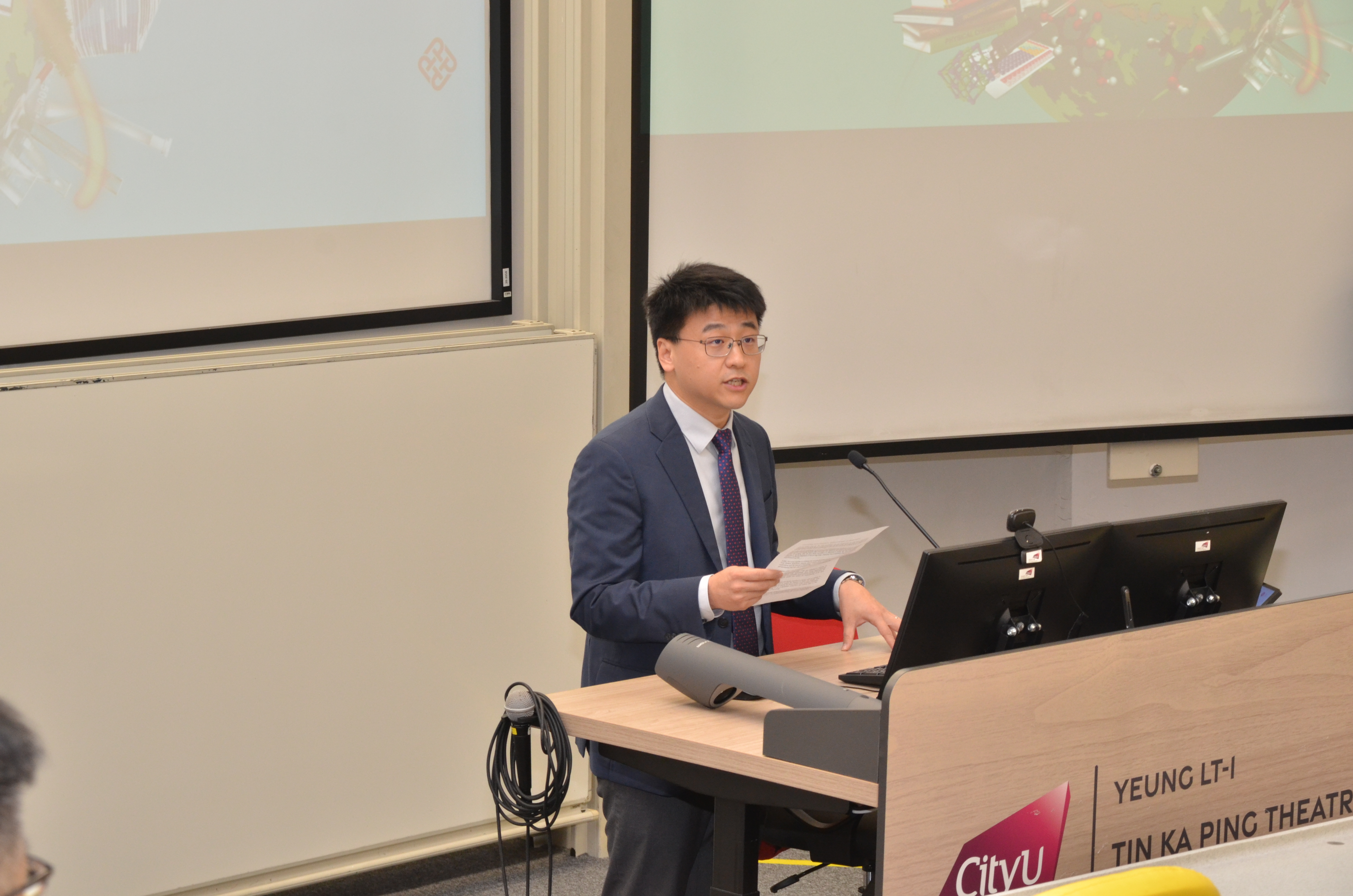 Welcoming speech by Prof. Denver Li