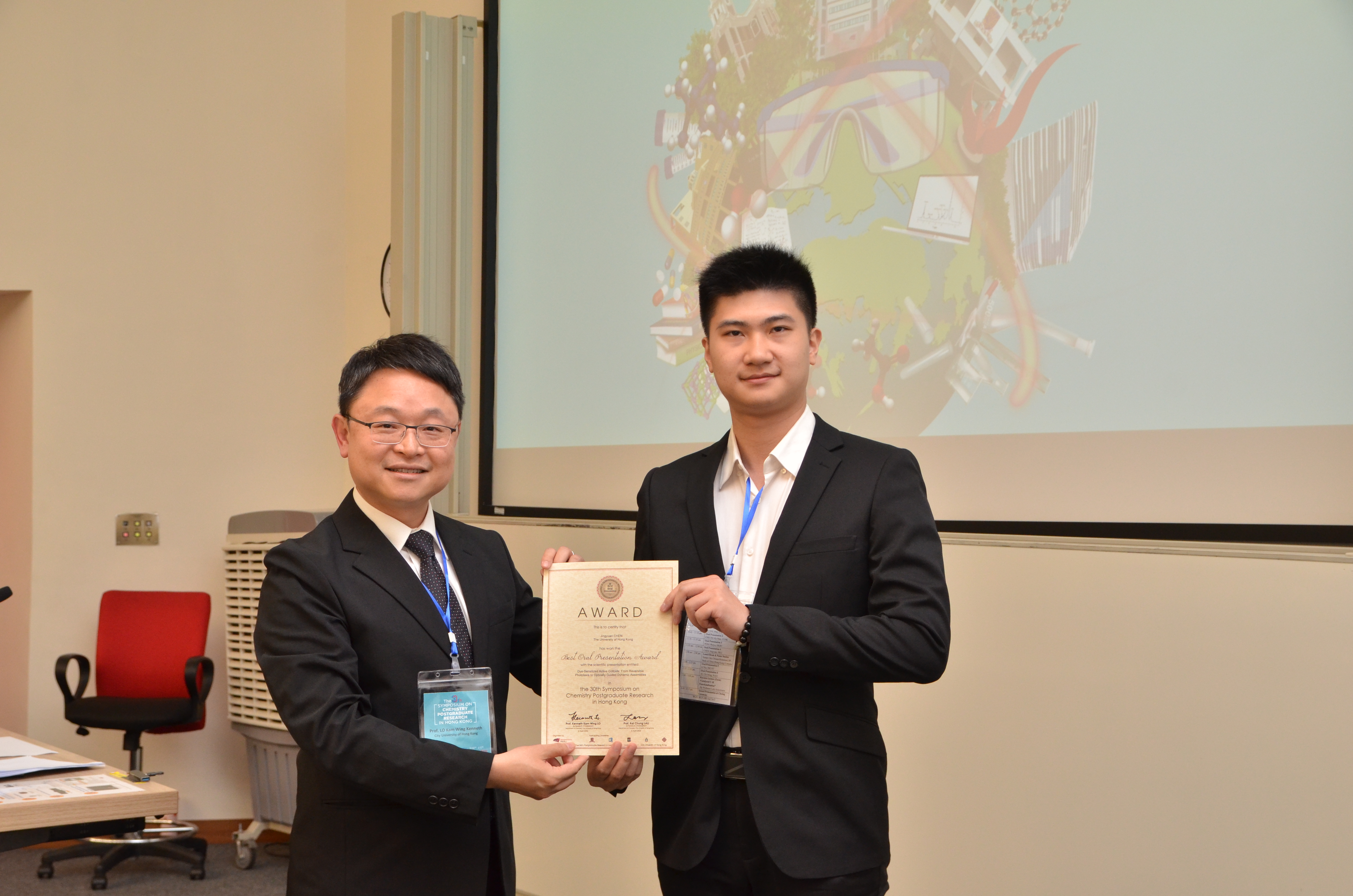 Photo with Mr Jingyuan Chen