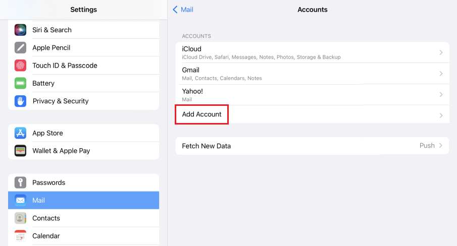 add account