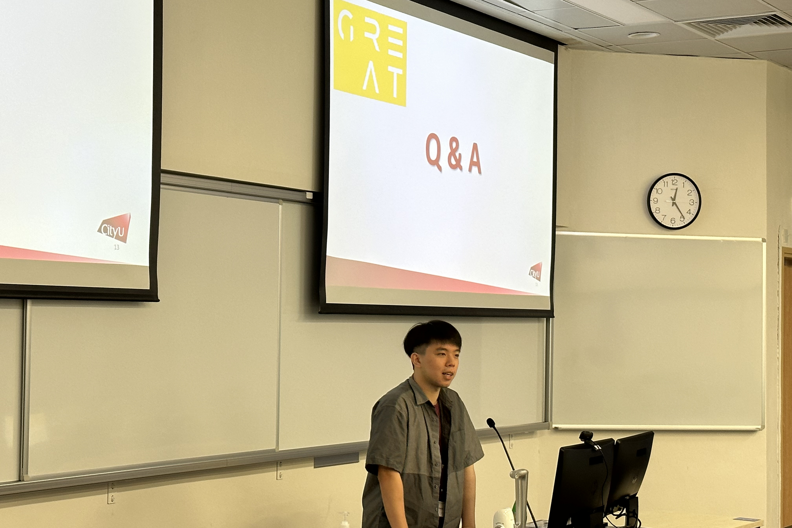 Issac Ho, currently a Global Research Enrichment And Technopreneurship (GREAT) student, shared what he has learnt from his industrial mentor who is offered by GREAT.
