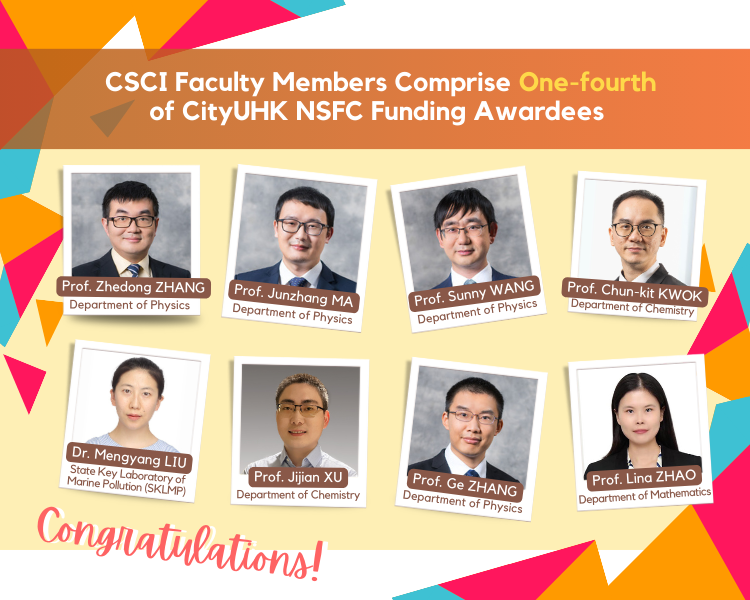 CityUHK NSFC Funding Awardees