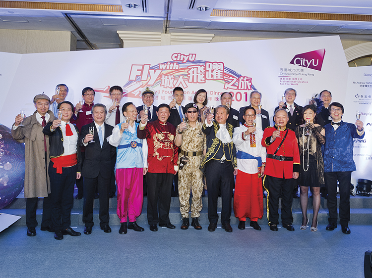 CityU Foundation annual dinner raises over HK$10 million for overseas student exchange and internship programmes