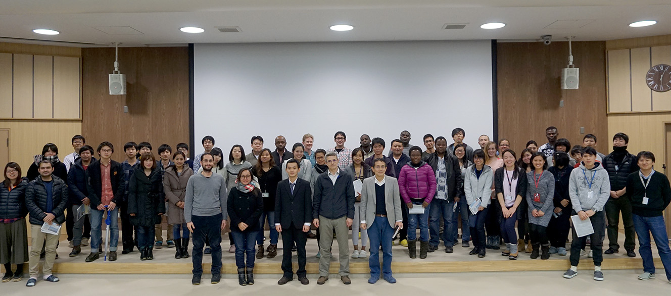 Prof. Pfeiffer with staff and graduate students from the veterinary graduate school at Hokkaido University after his seminar