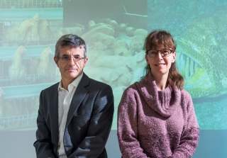 From left: Prof. Pfeiffer, Prof. St-Hilaire