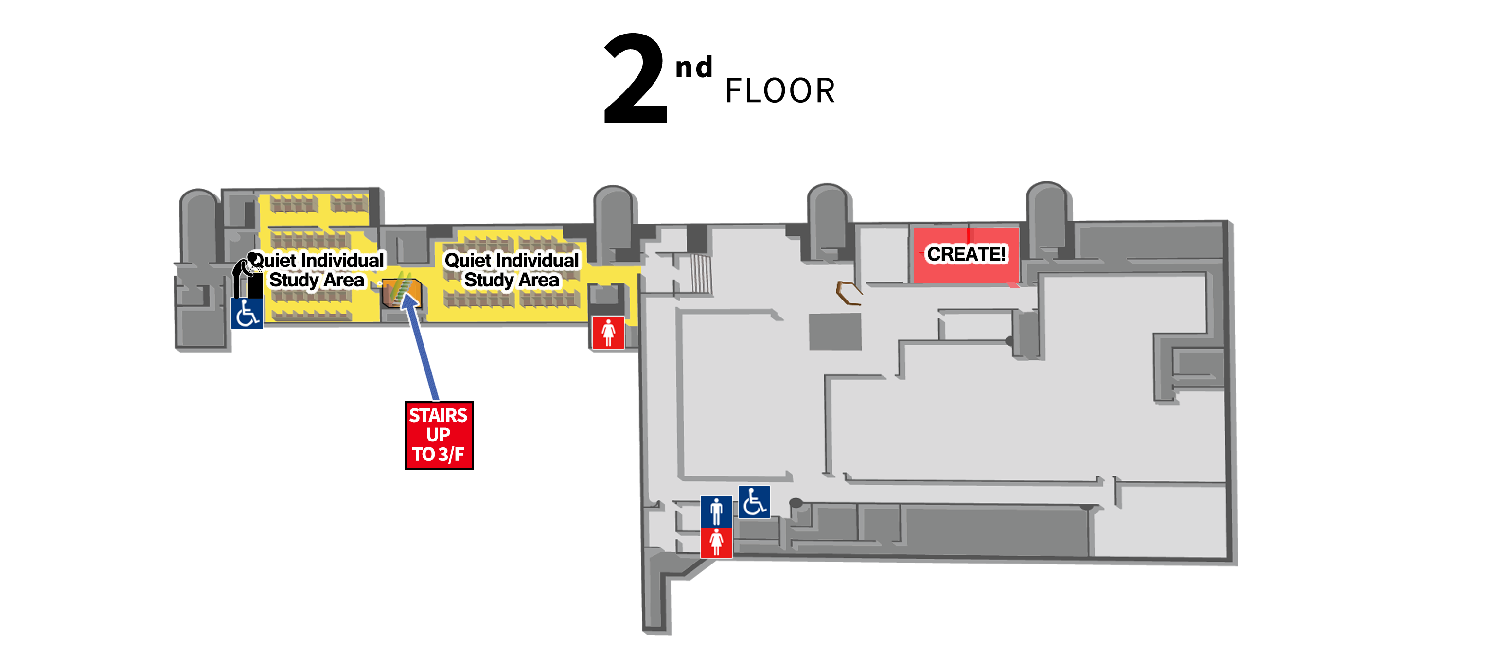 Library interactive floor plan