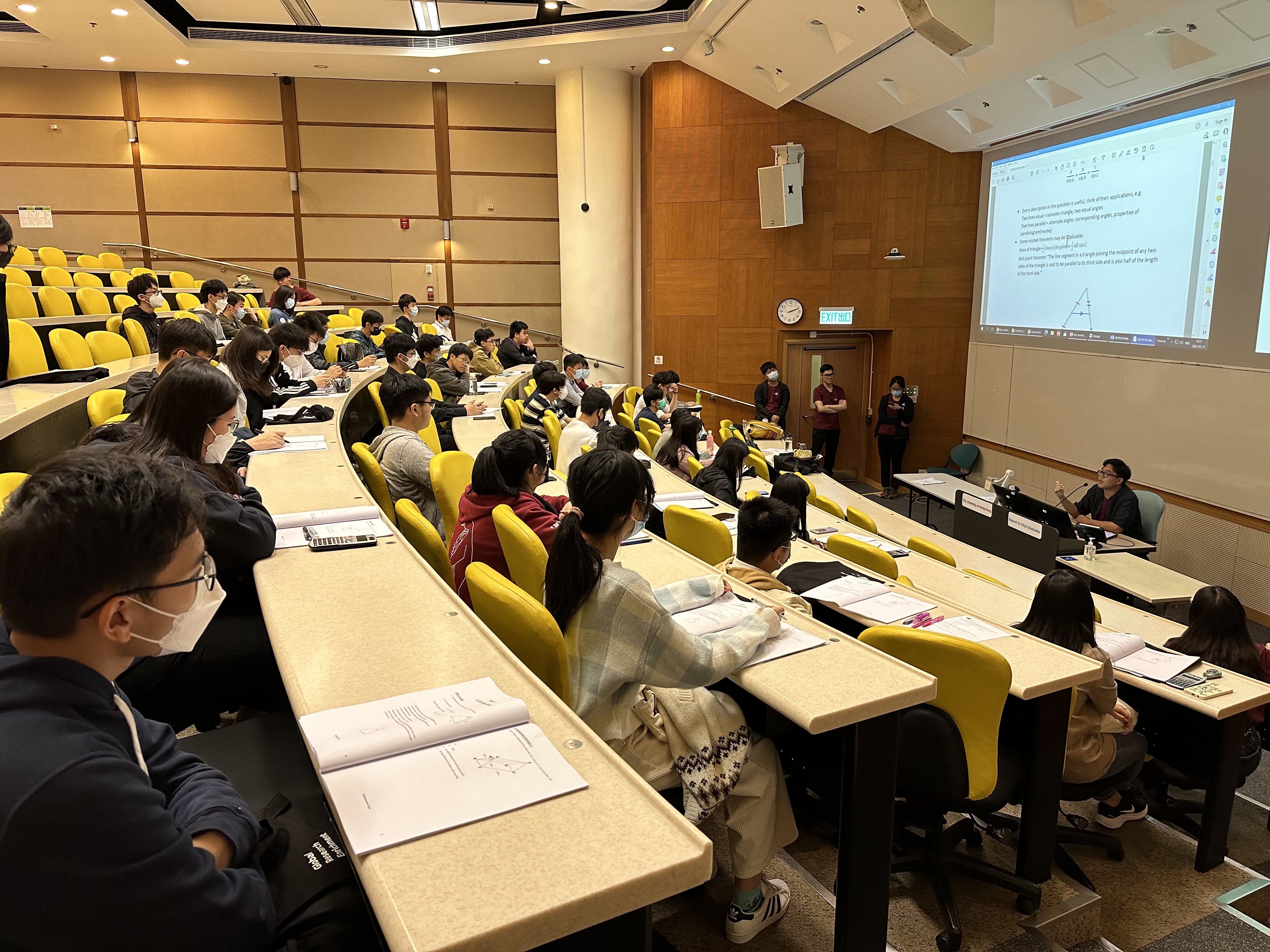 BSCM Student lecturing DSE Skills 2