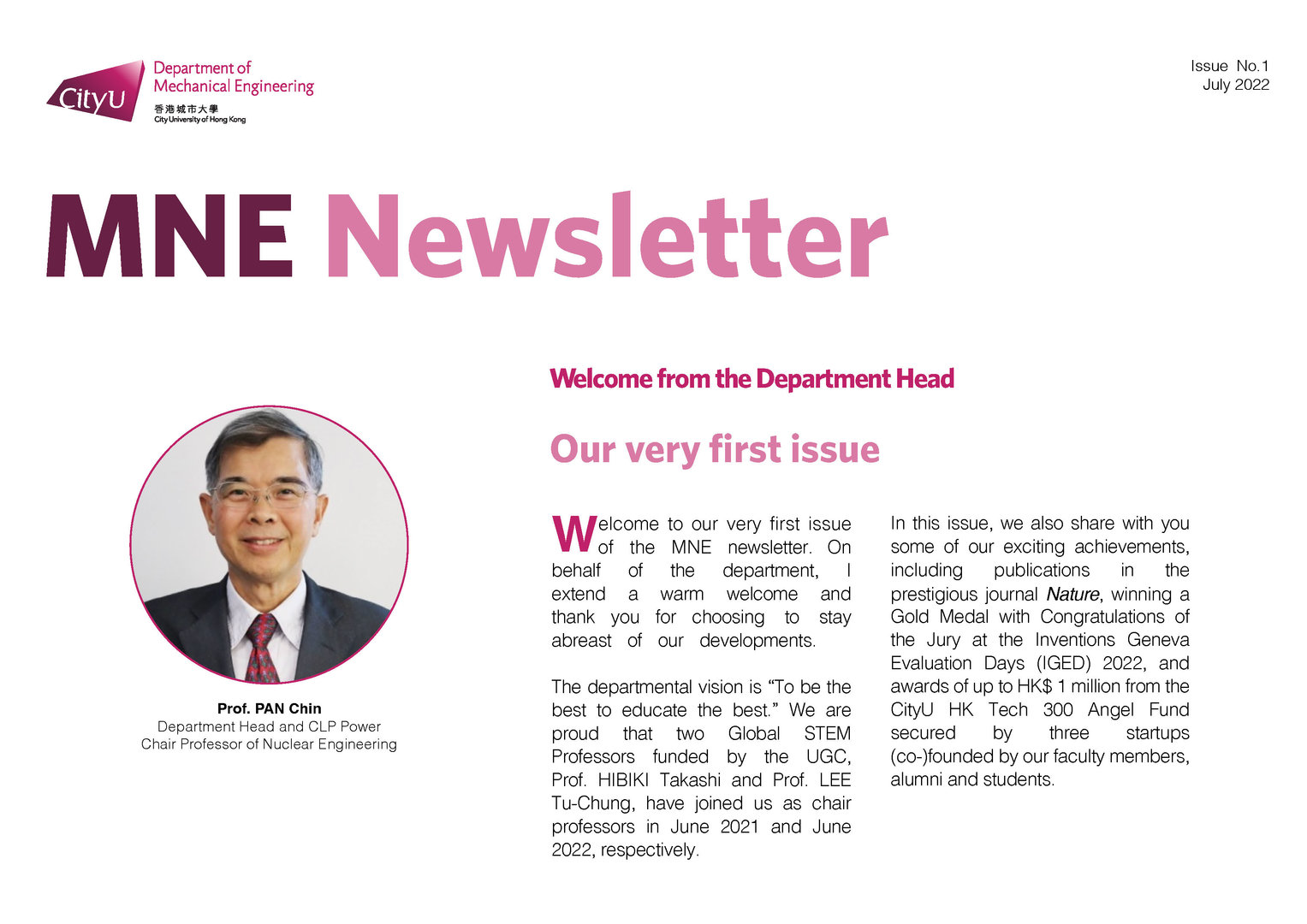 MNE Newsletter