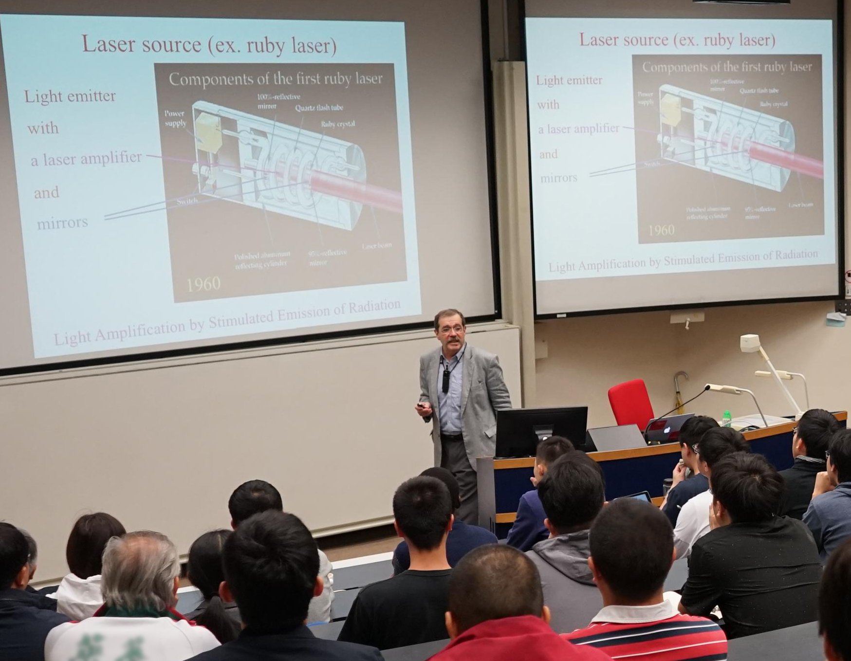 Short Course in Laser by Professor Alain Aspect