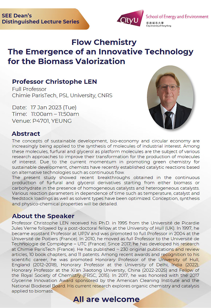 Prof Christophe LEN