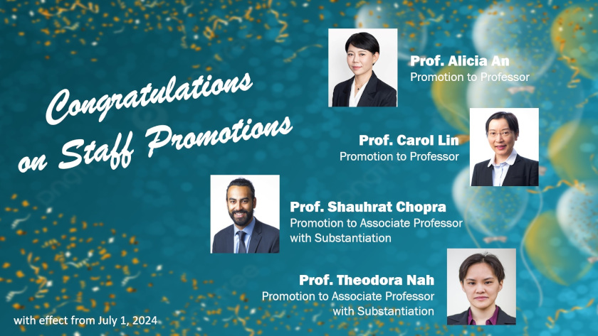 Faculty Achievements with Promotions