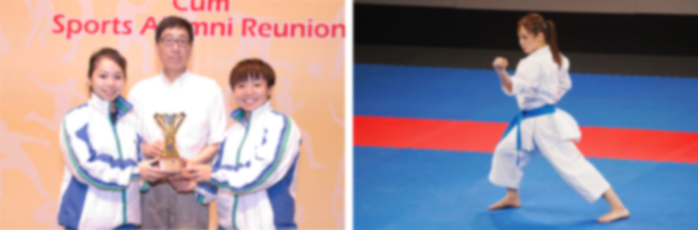 Enthusiastically supporting CityU Olympian Lau Mo-sheung