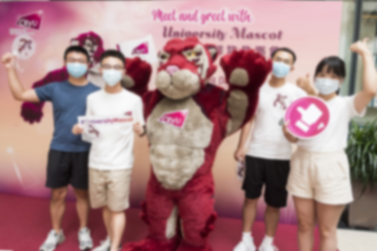 Meet and greet the University Mascot