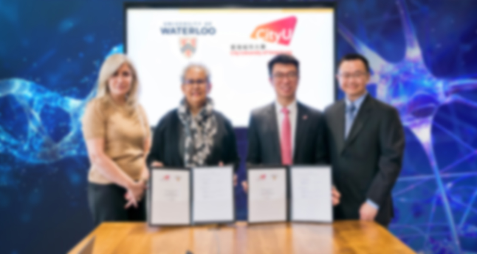 CityUHK is committed to driving global digital health innovation; strengthening ties with the University of Waterloo on research initiatives