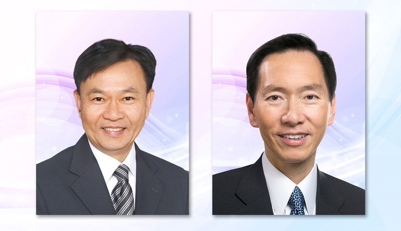 Dr Leung Pak-yin (left) and Dr the Honourable Bernard Charnwut Chan