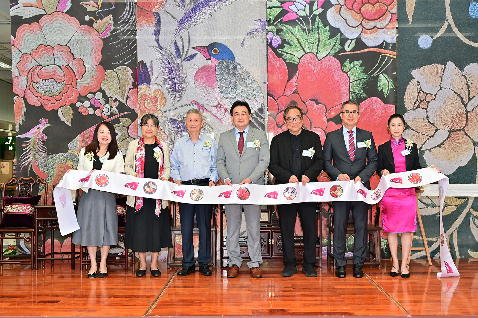Officiating guests at the opening ceremony