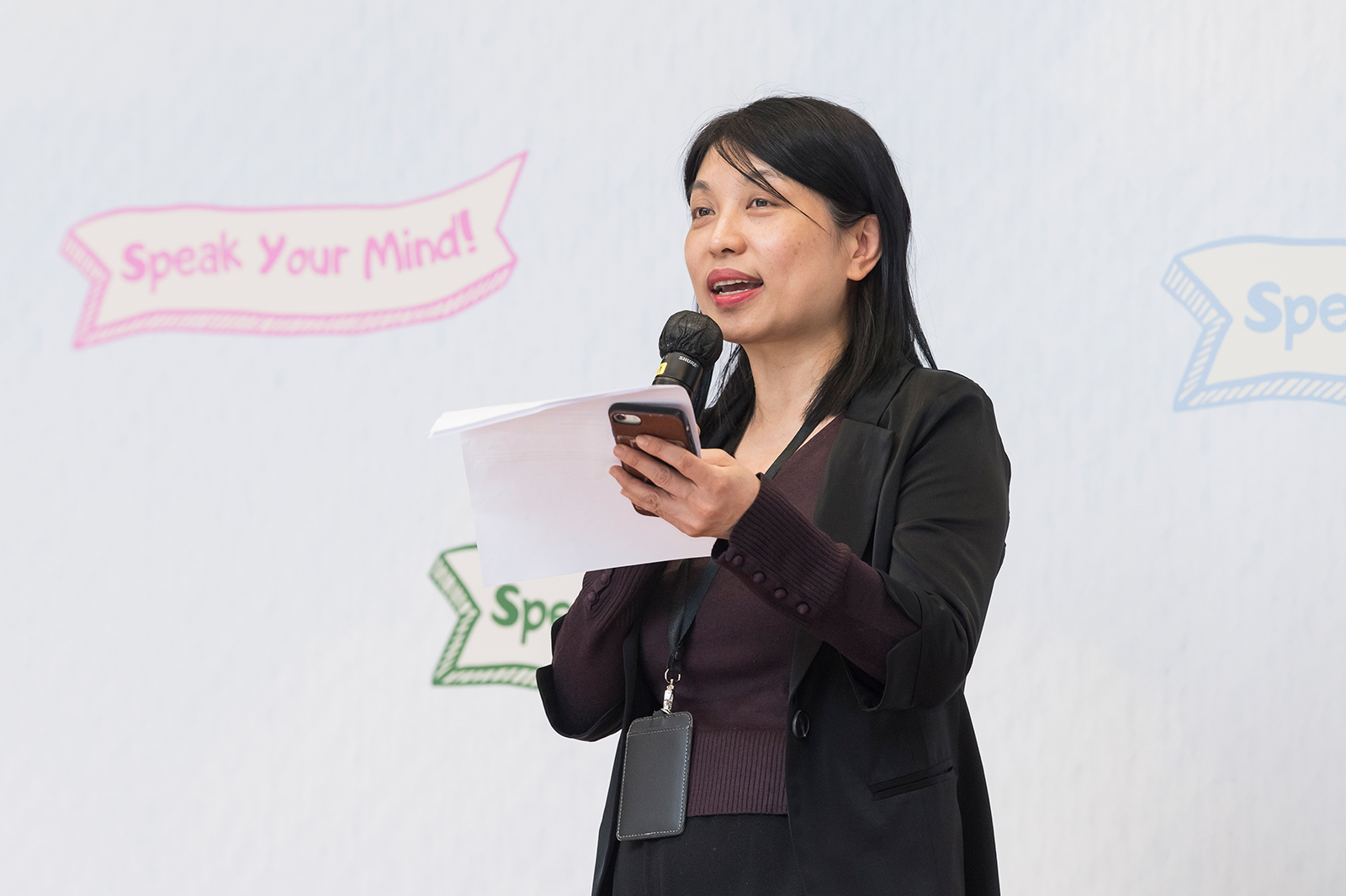 Professor Yan emphasises that CityU accompanies students throughout their learning journey.