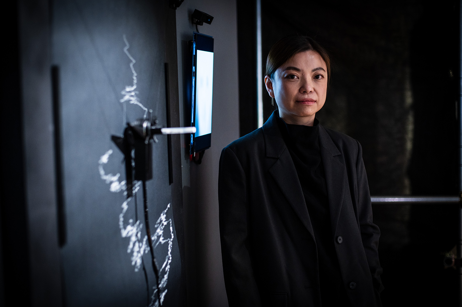 Phoebe Hui and her work “Observer”.