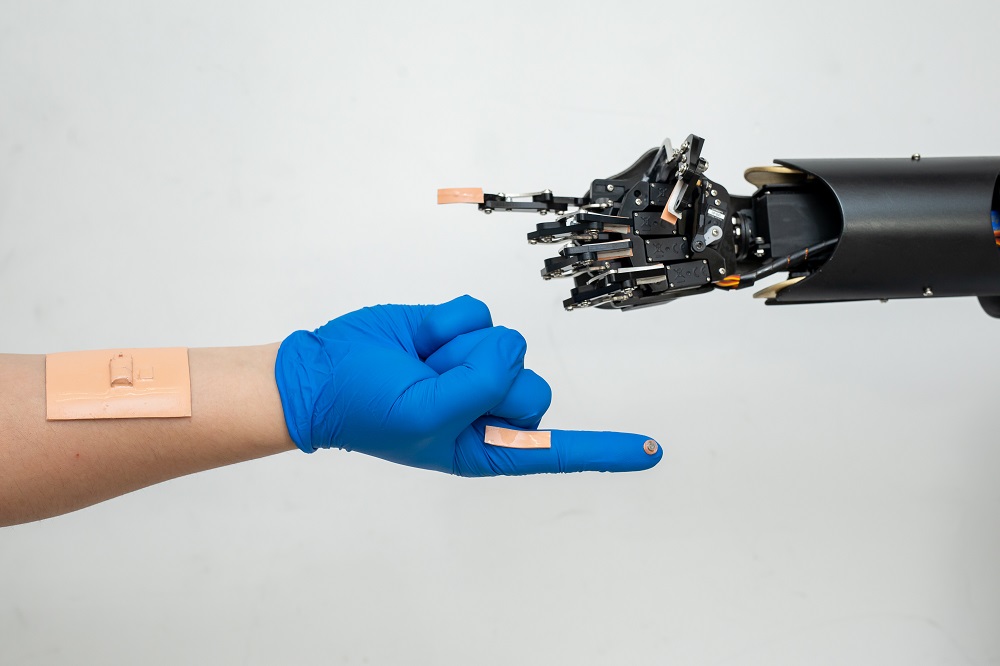 Robotic VR system for Covid-19 swab tests