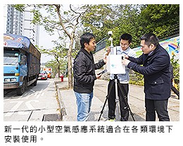 The next-generation compact sensor can be placed in different locations