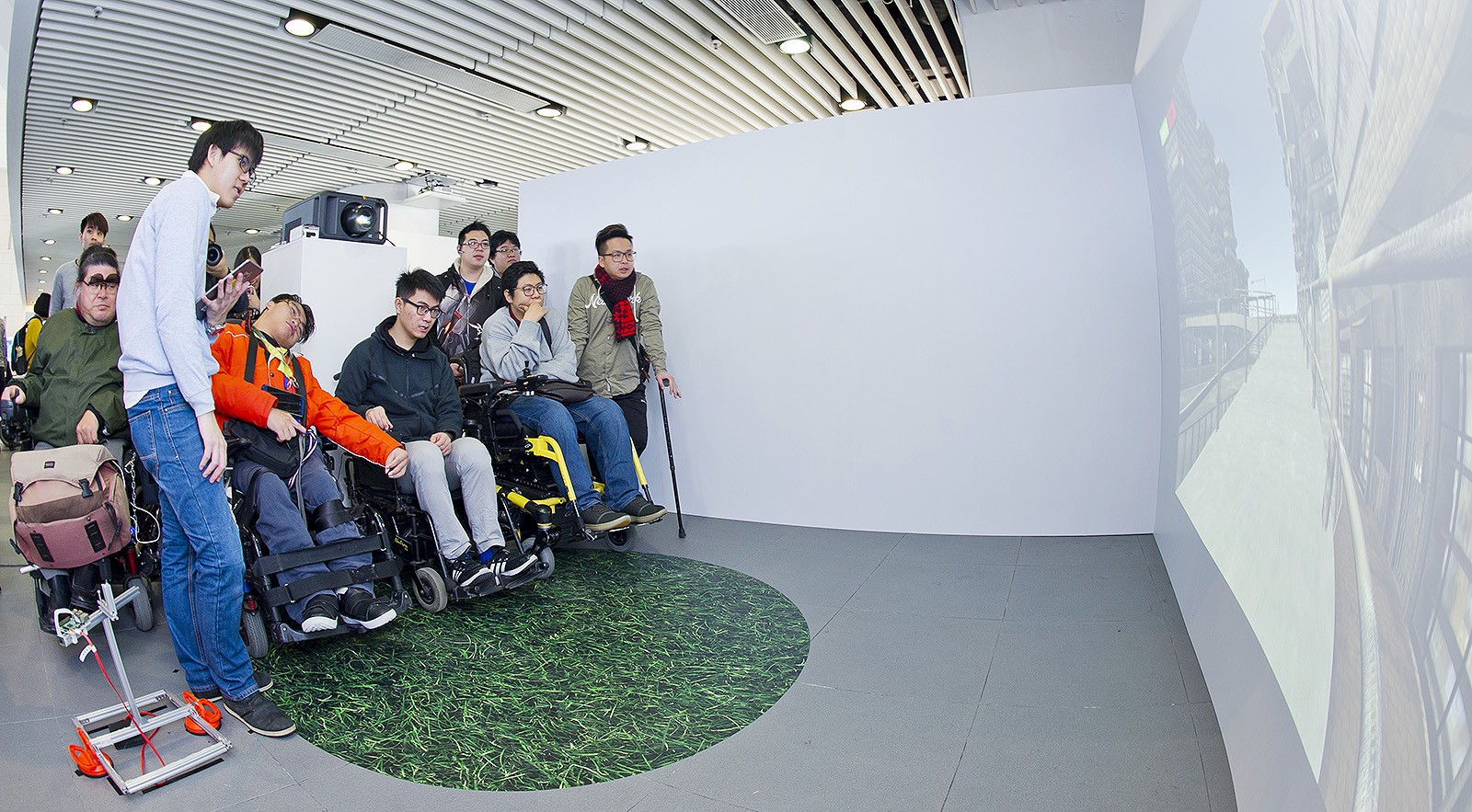Students have developed innovative solutions to help those in need through virtual reality technology under the Project.