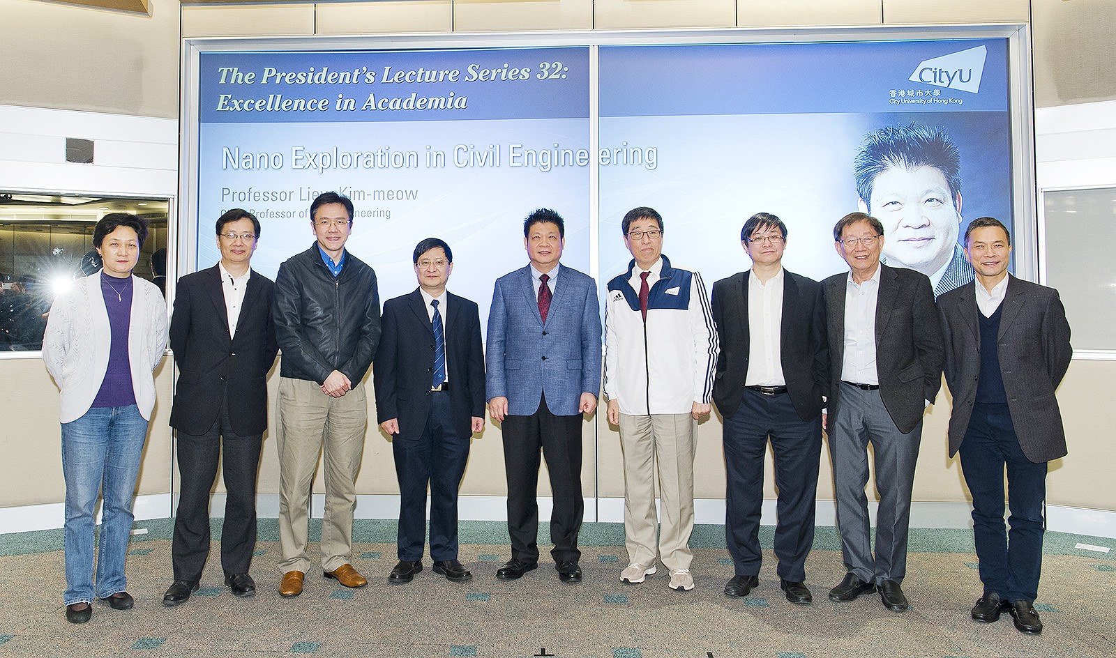 Professor Liew discussed the impact of nano technology and 3D printing on the construction industry.