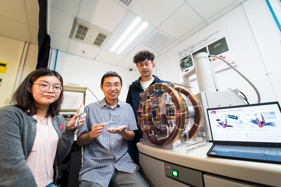  ‘Magic’ spray creates bio-med millirobots for precise drug delivery