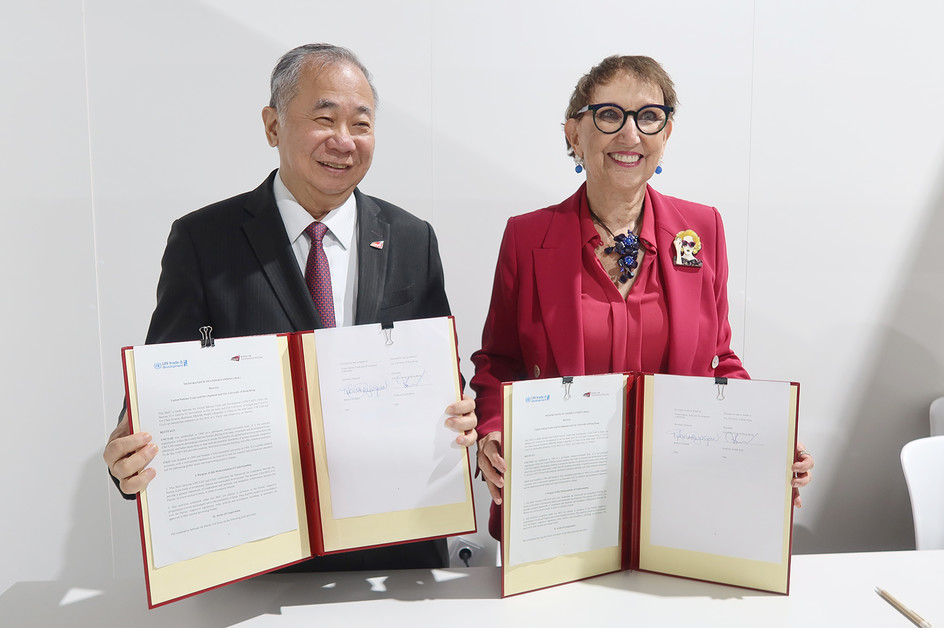 CityUHK and UNCTAD sign an MoU to enhance partnership and cooperation on a sustainable future