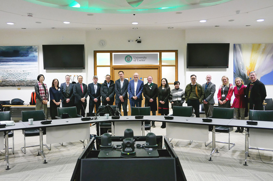 CityUHK and the University of Exeter strengthen in-depth cooperation relationship
