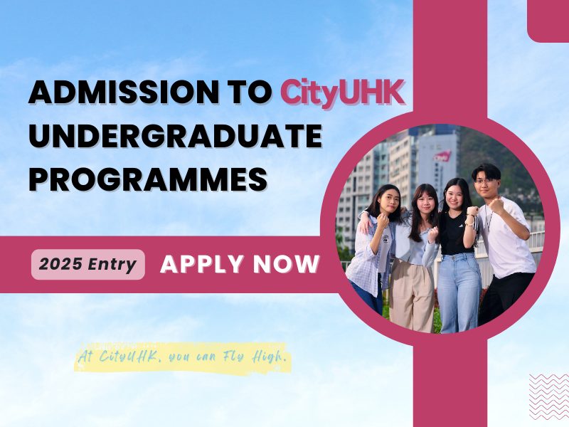 Admission to Undergraduate Programmes 2025 Entry