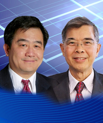 Professor Alex Jen Kwan-yue and Professor Pan Chin