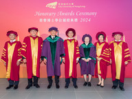 Three distinguished persons conferred honorary doctorates at CityUHK