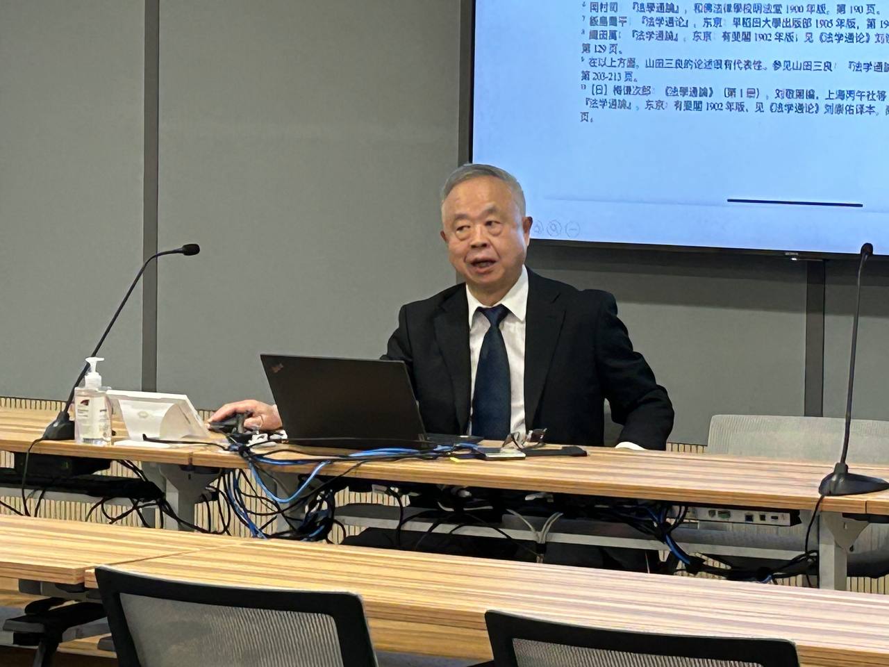 Prof Tong and Prof Guo's visit
