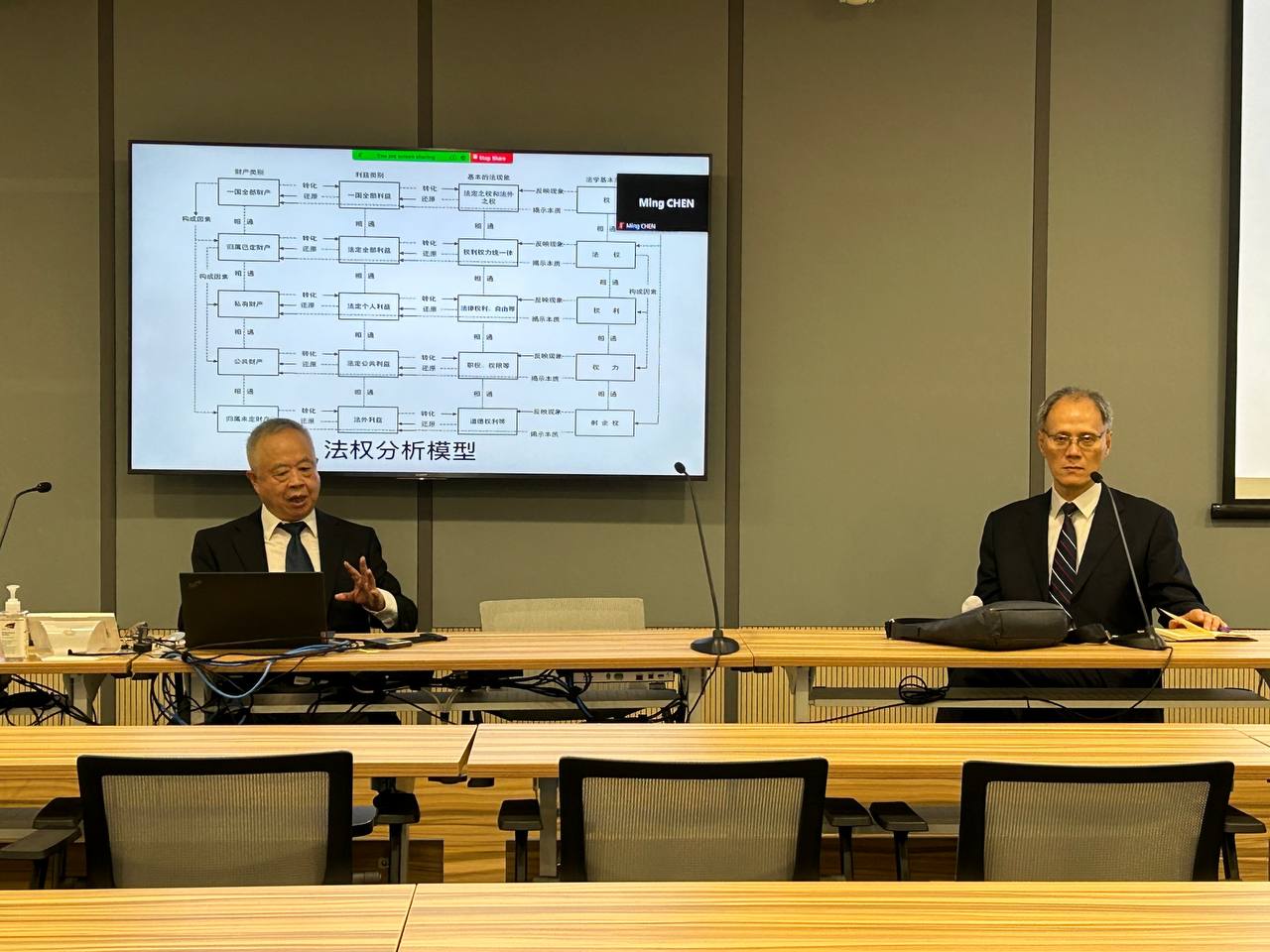 Prof Tong and Prof Guo's visit