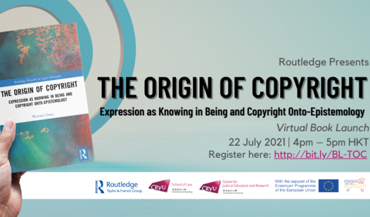 CJER_Virtual Book Launch: The Origin of Copyright