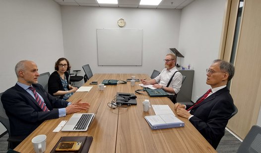 Delegation from Queen Mary University of London visited CityUHK School of Law