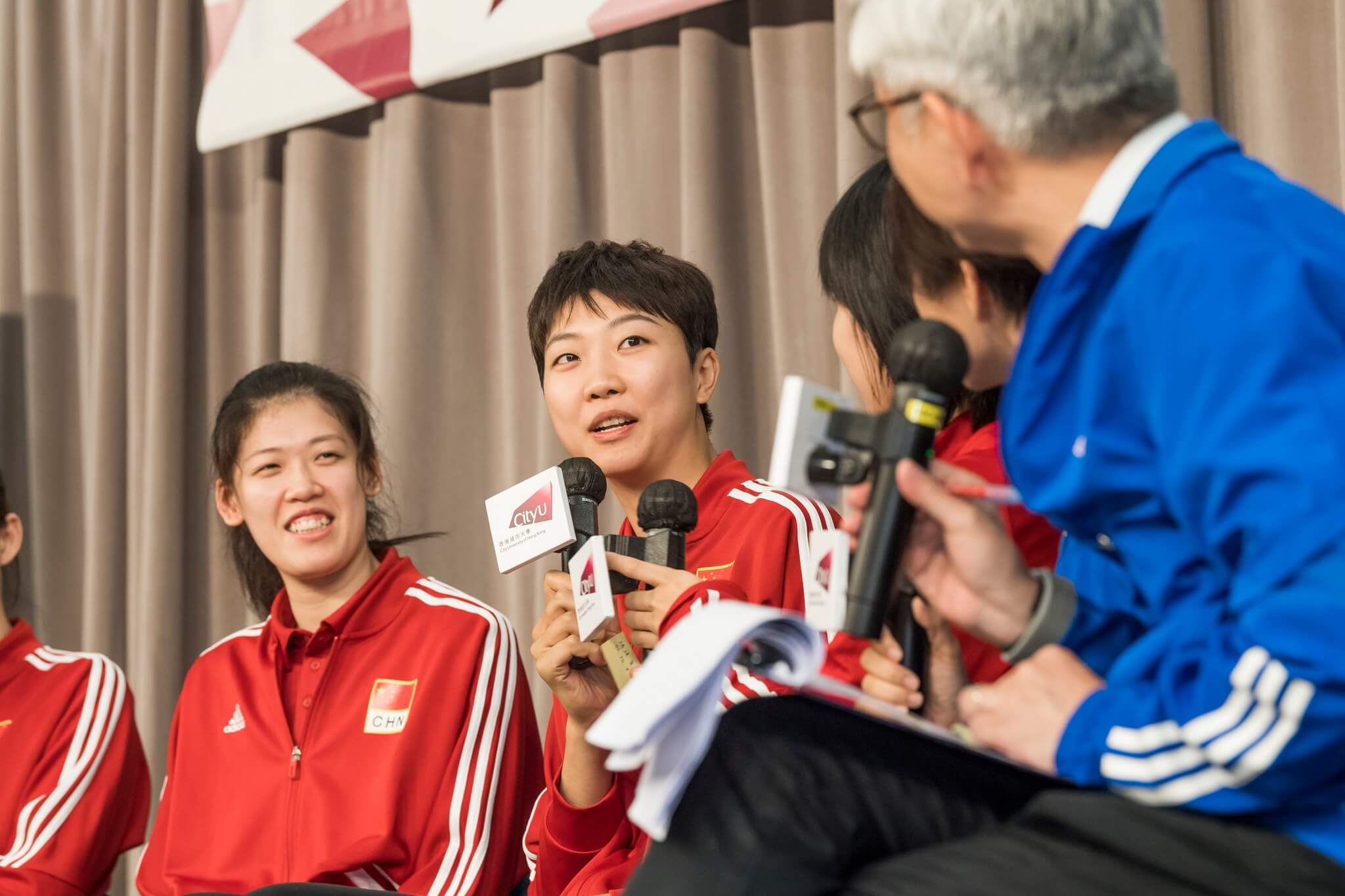 Dialogue with the China Women's National Volleyball Team at CityU