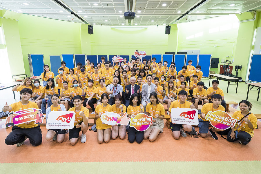Instilling inspirational, interactive and innovative learning at the CityUHK experiential camp
